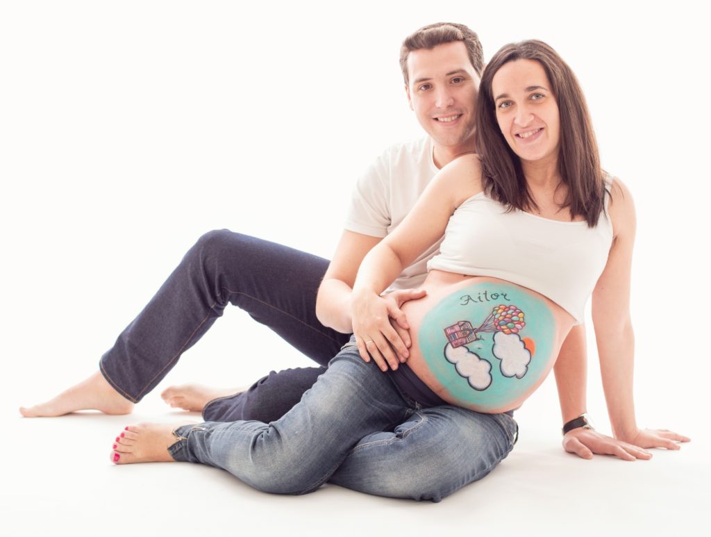 Belly painting en pareja Madrid