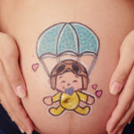 foto Belly painting detalle