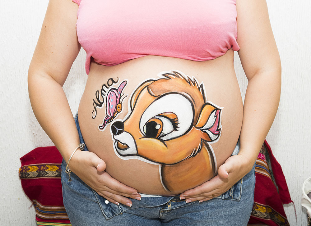 12 Ideas de dibujo para Bellypaint embarazadas Madrid. Pintura